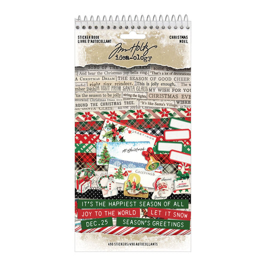 Tim Holtz Christmas Noel Sticker Book