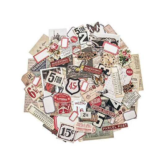 Ephemera Pack - Snippets by Tim Holtz Idea-ology, Various Sizes, 111 Pieces