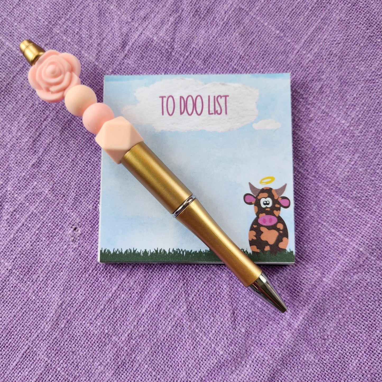 Gold Flower Pen