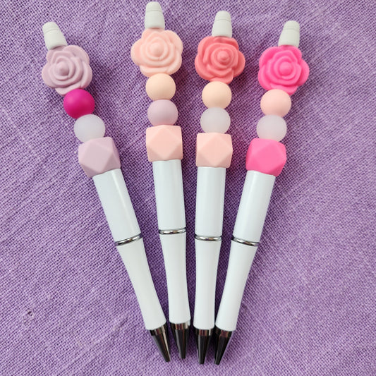 White Flower Pens