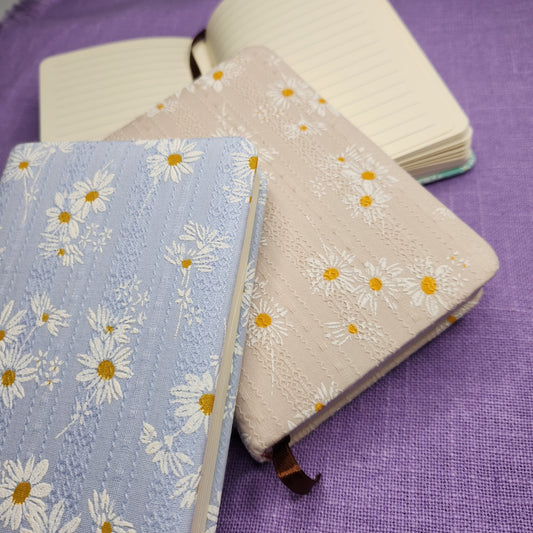 Fabric Daisy Notebook