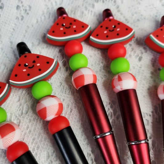 Watermelon Beaded Pen