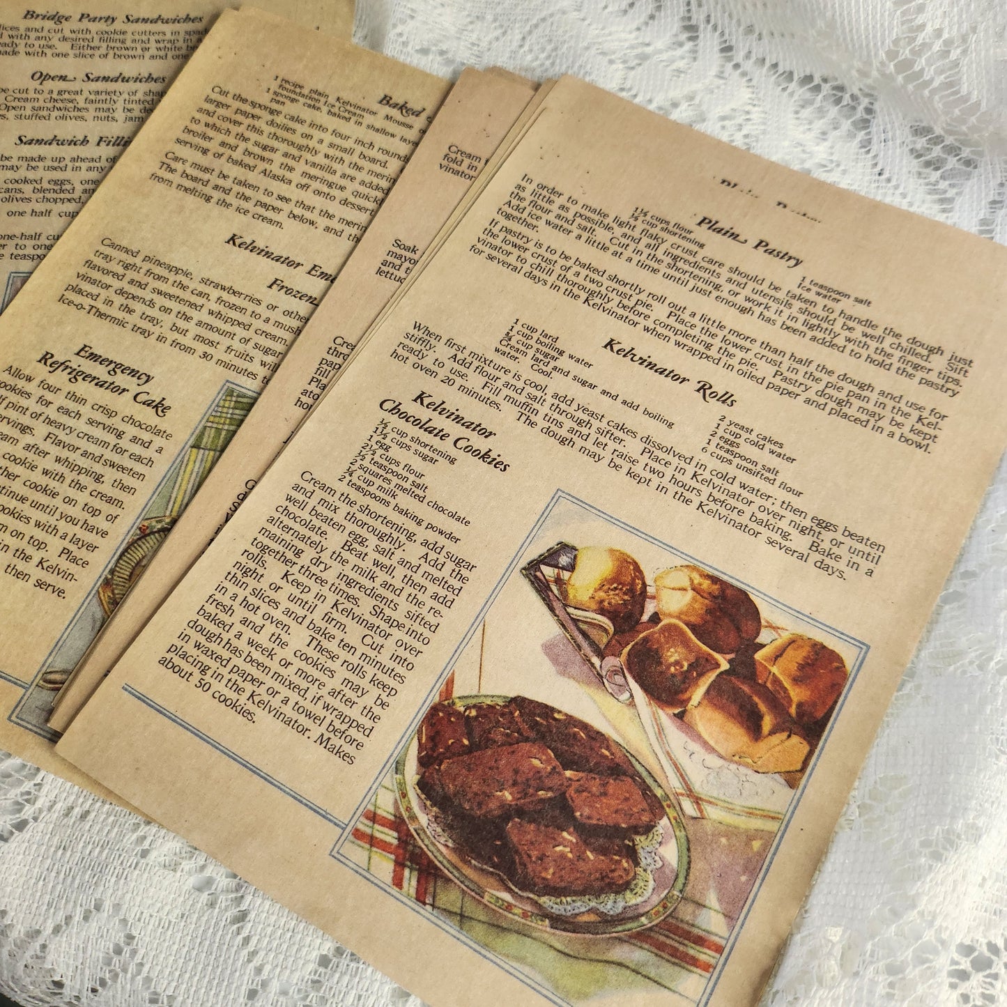 Faux Recipe Ephemera