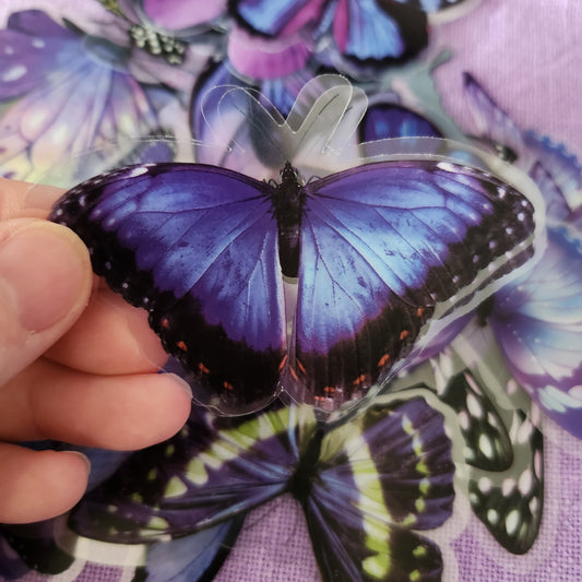 Extra Large Purple Butterfly Stickers