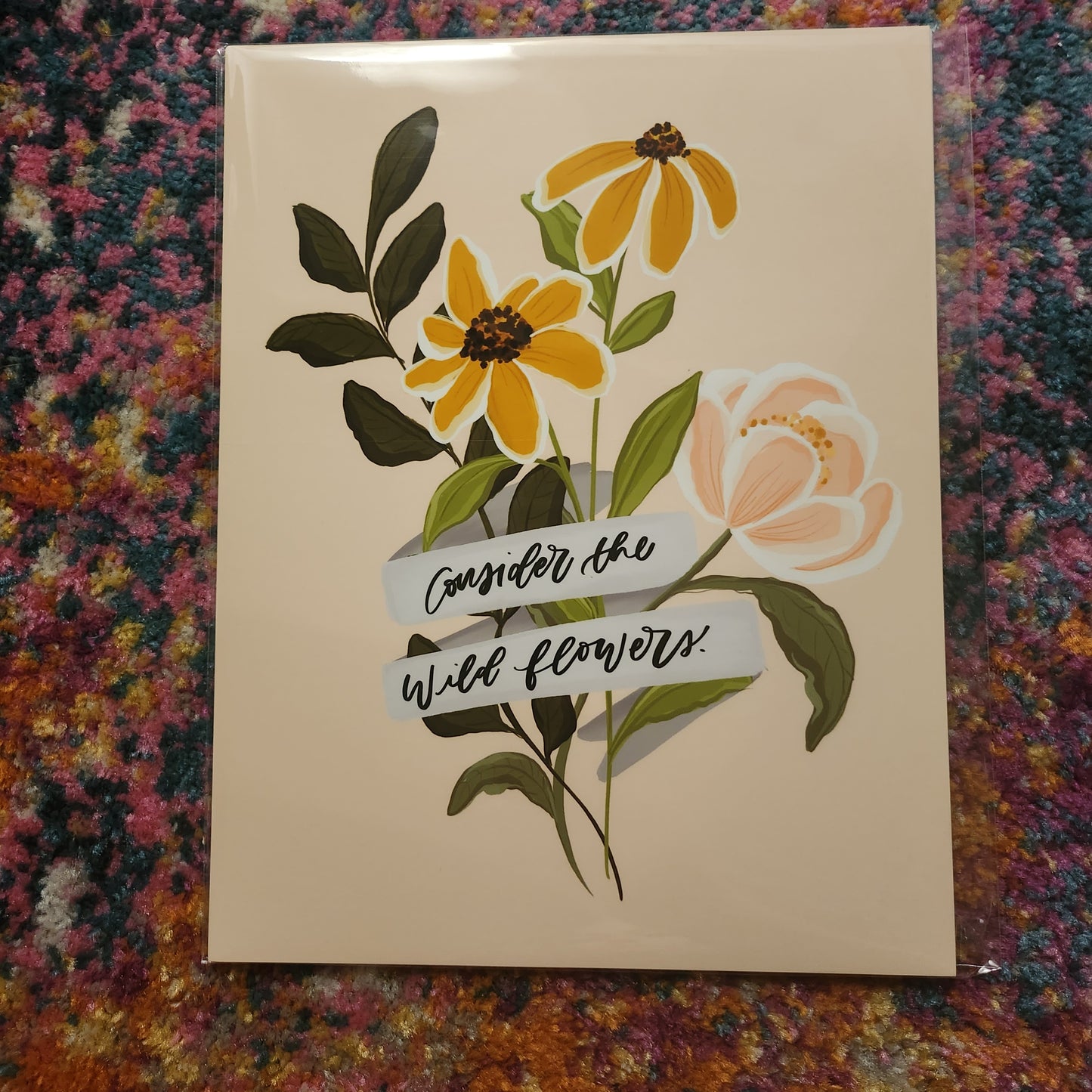Consider The Wildflowers Art Print