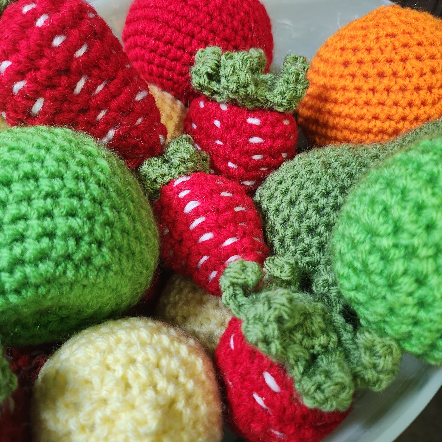 Crocheted Fruit