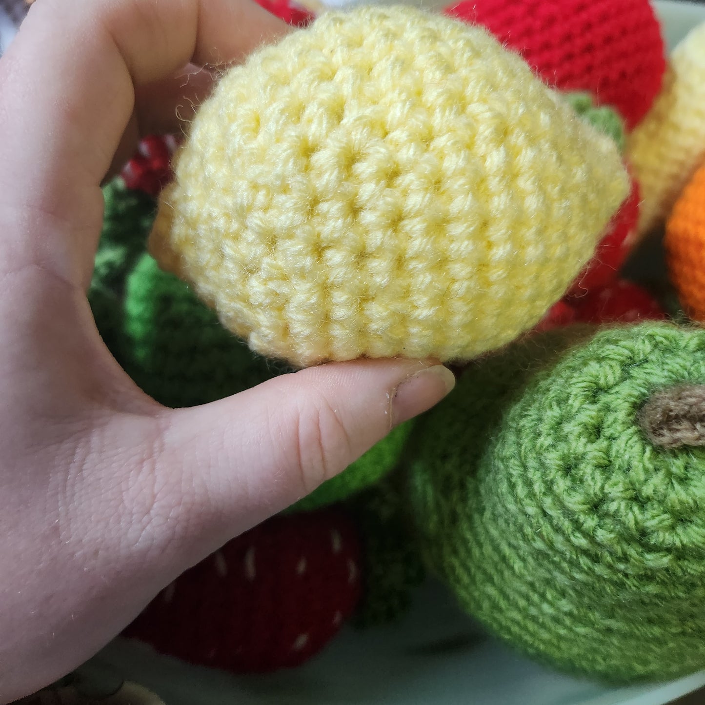 Crocheted Fruit