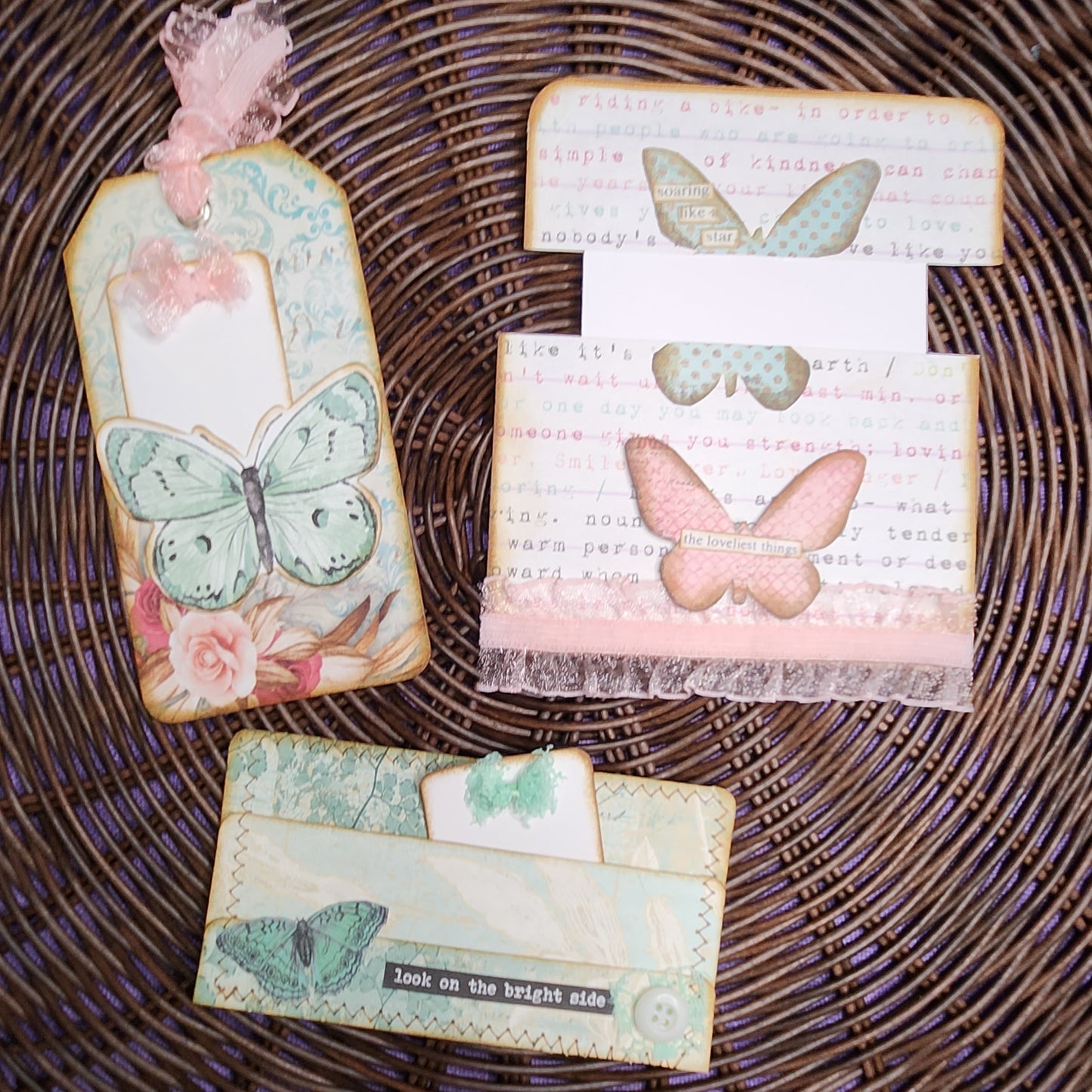 Floral and Butterfly Paper Pack