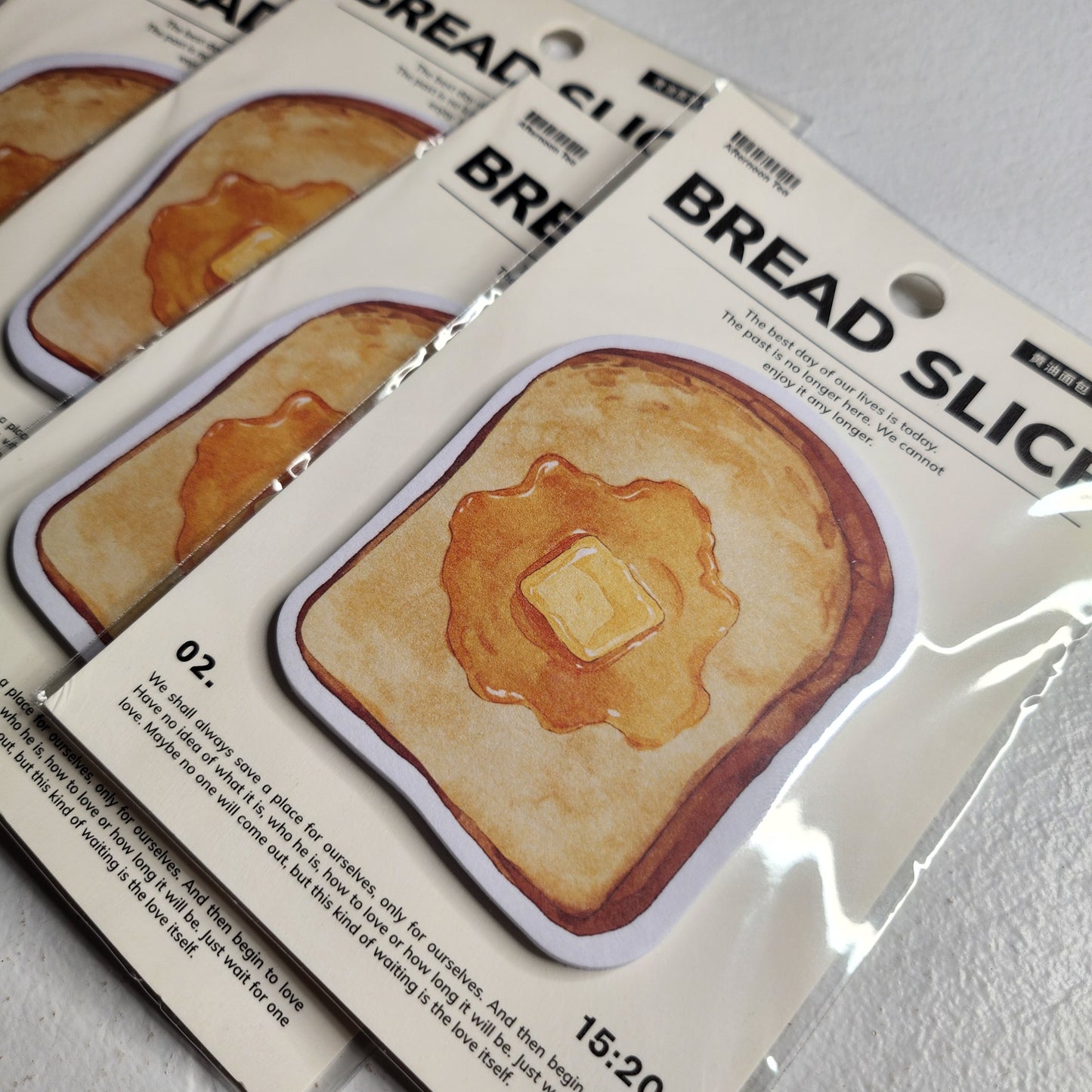 Bread Slice Sticky Notes