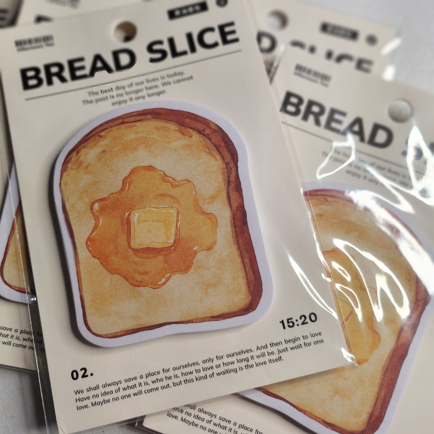 Bread Slice Sticky Notes