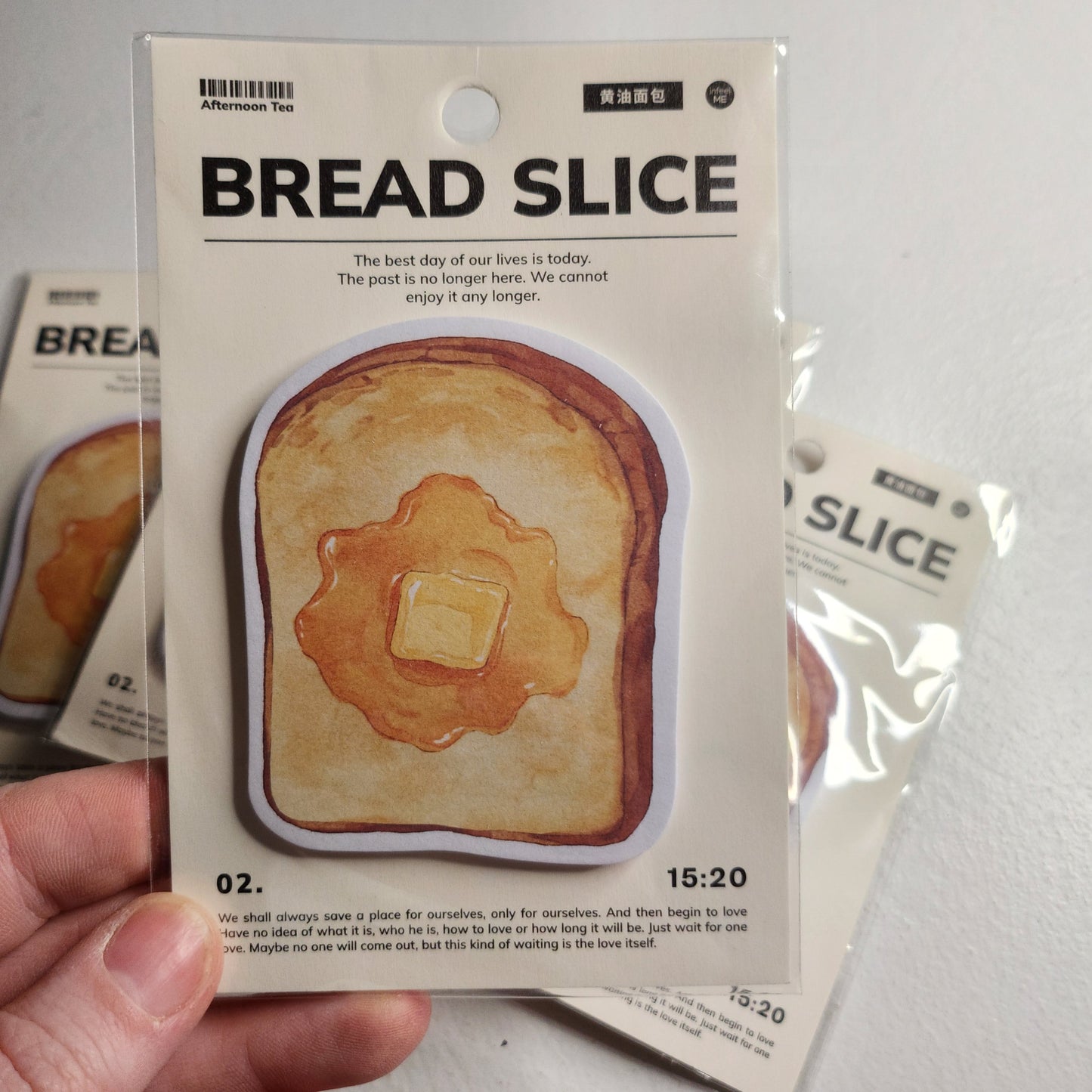 Bread Slice Sticky Notes