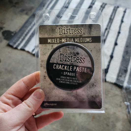 Tim Holtz Opaque Crackle Paste