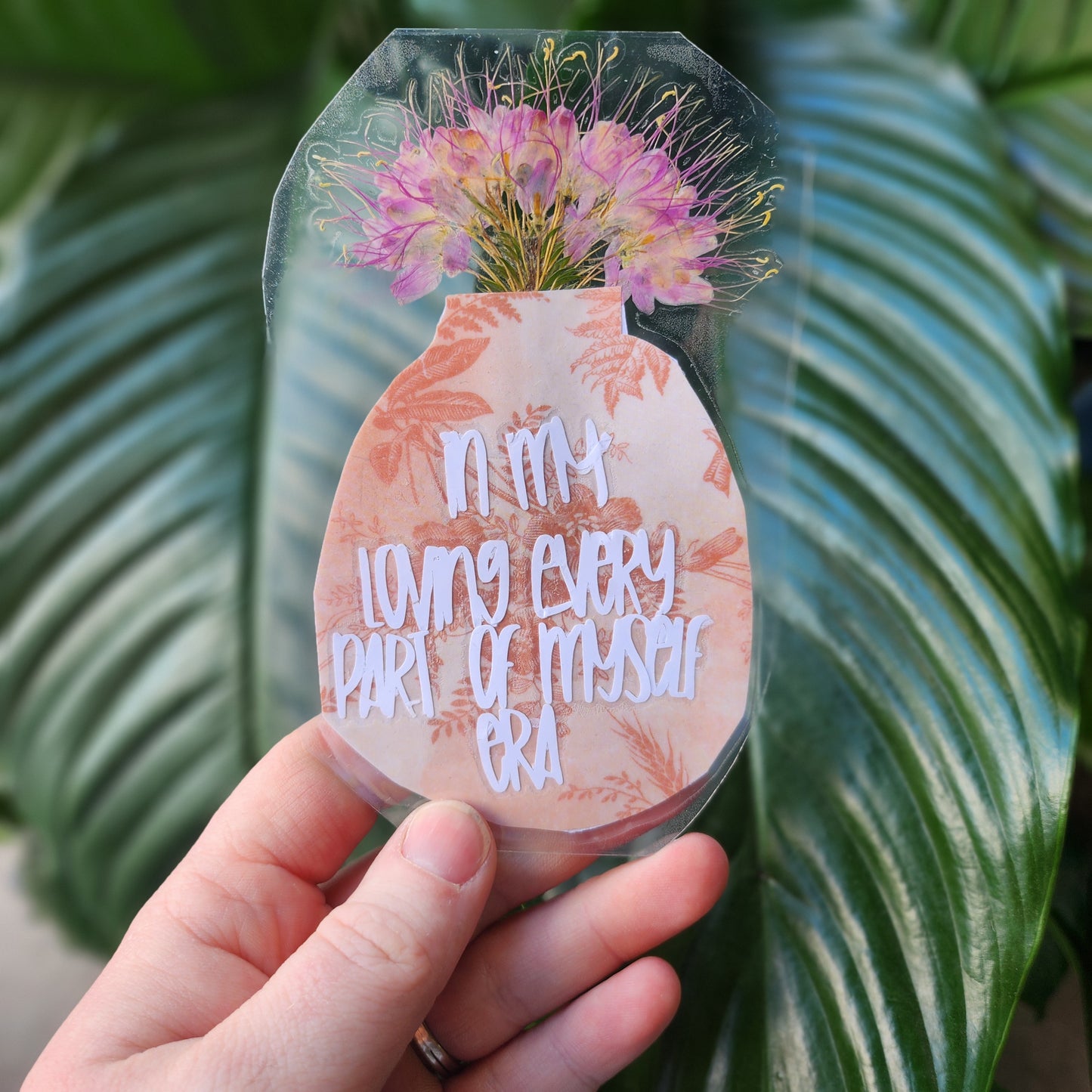 Pressed Flower Vase Bookmarks