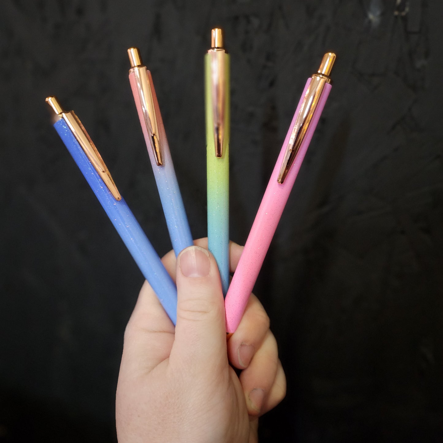 Gradient Glitter Pens