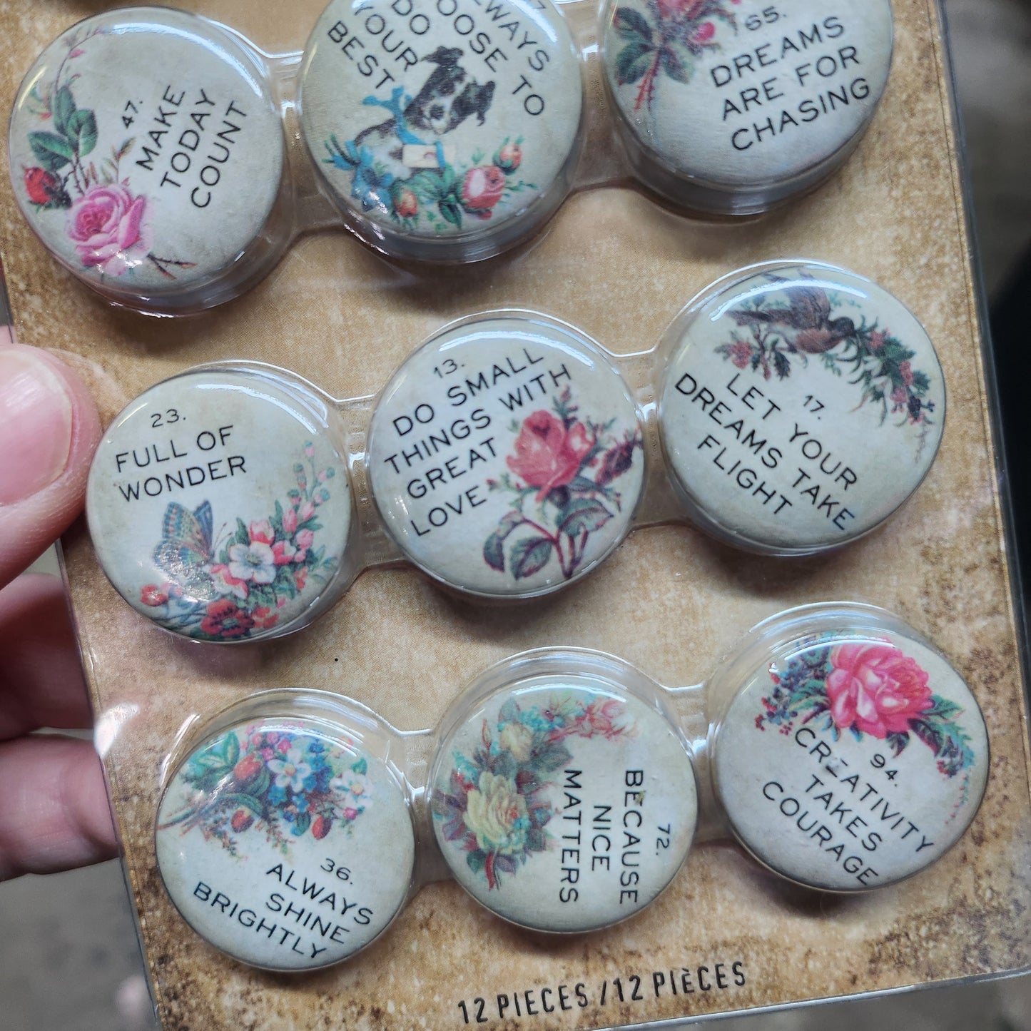 Tim Holtz Quote Flair