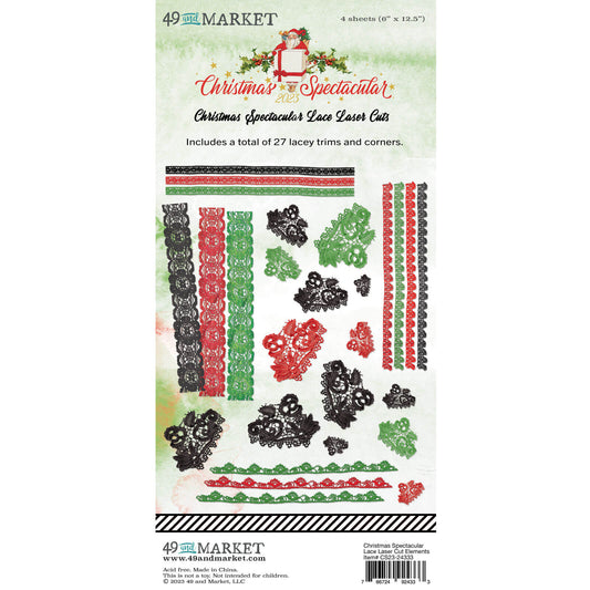 49 and Market | Christmas Spectacular | 6x12.5 Lace Laser Cuts