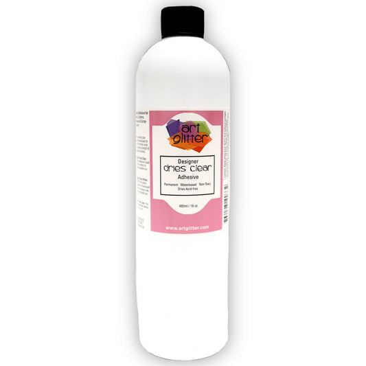 Art Institute Glitter Designer Dries Clear Adhesive 16oz