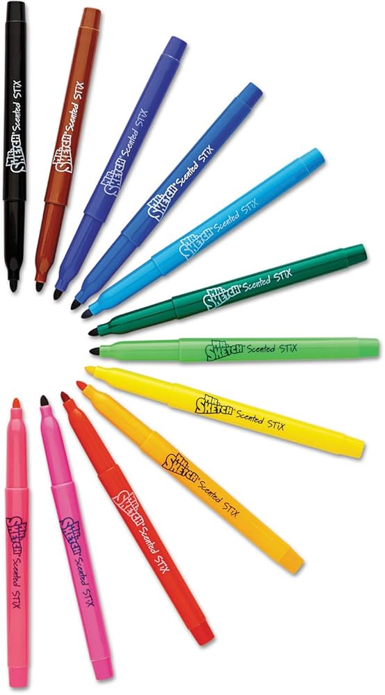 Mr. Sketch Scented Markers: Black