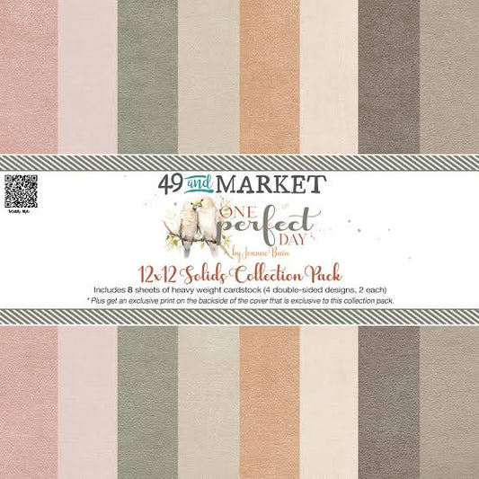 49 and Market | One Perfect Day | 12x12 Solids Collection Pack
