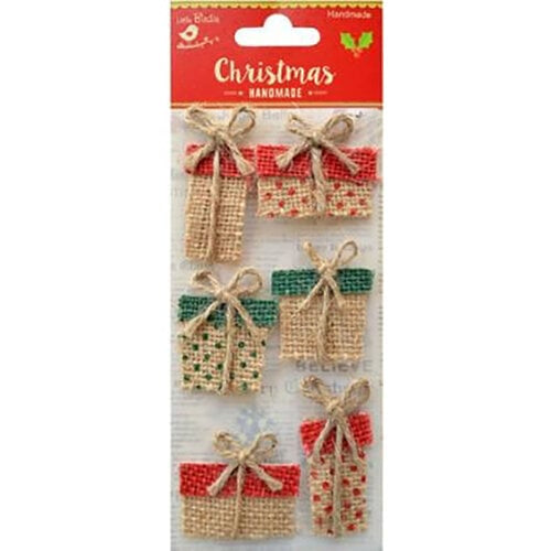 Little Birdie Christmas Embellishments 7/Pkg