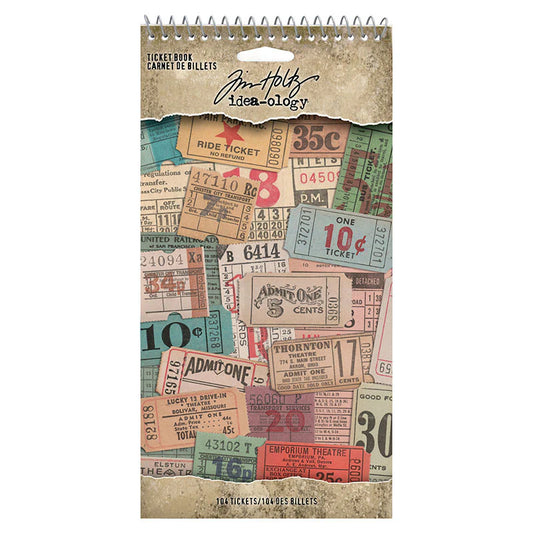 Tim Holtz idea-ology TICKET BOOK