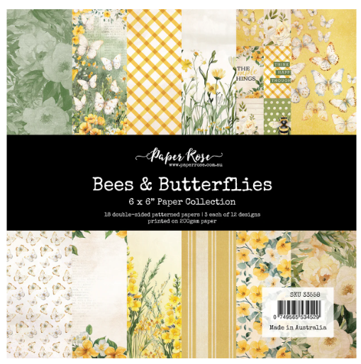Bees & Butterflies 6x6 Paper Collection