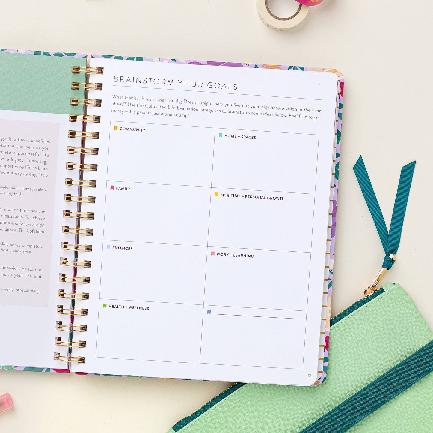 Fresh Start Weekly Goal Planner | Aloe