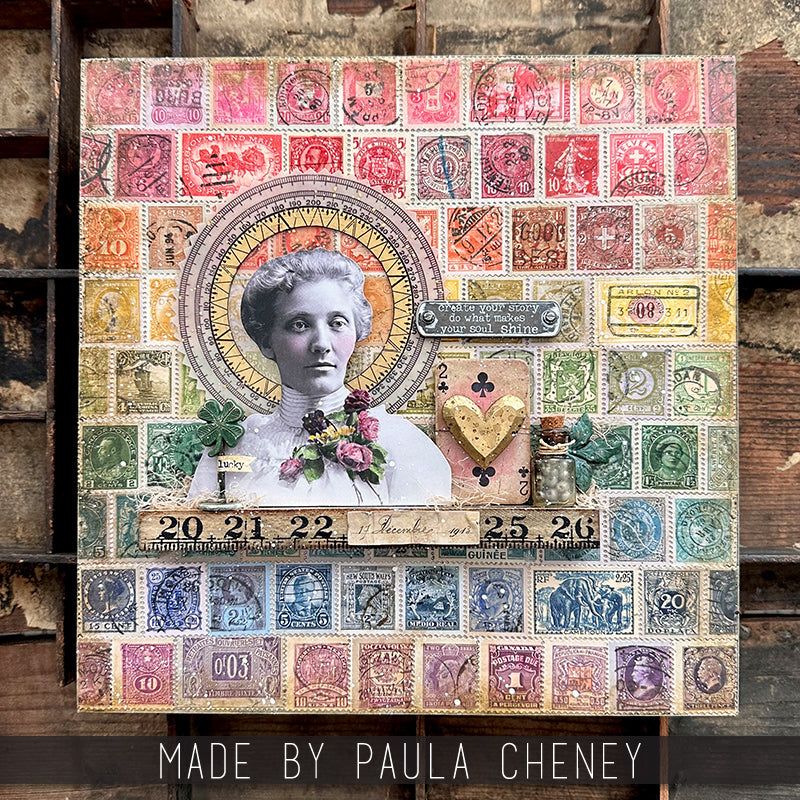 Tim Holtz Ideology Sticker Book Postmarked