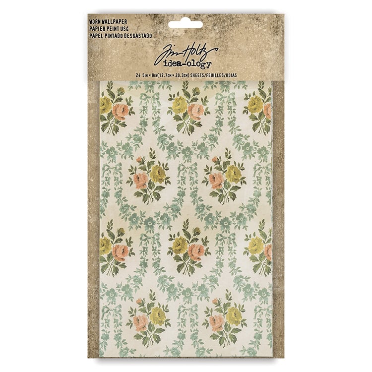 Tim Holtz Worn Wallpaper