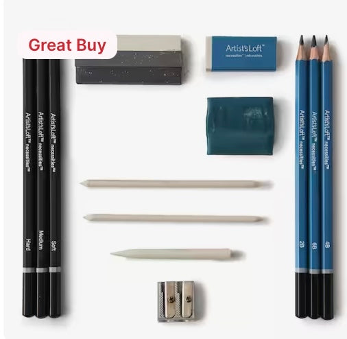 Fundamentals™ Charcoal Set by Artist's Loft™