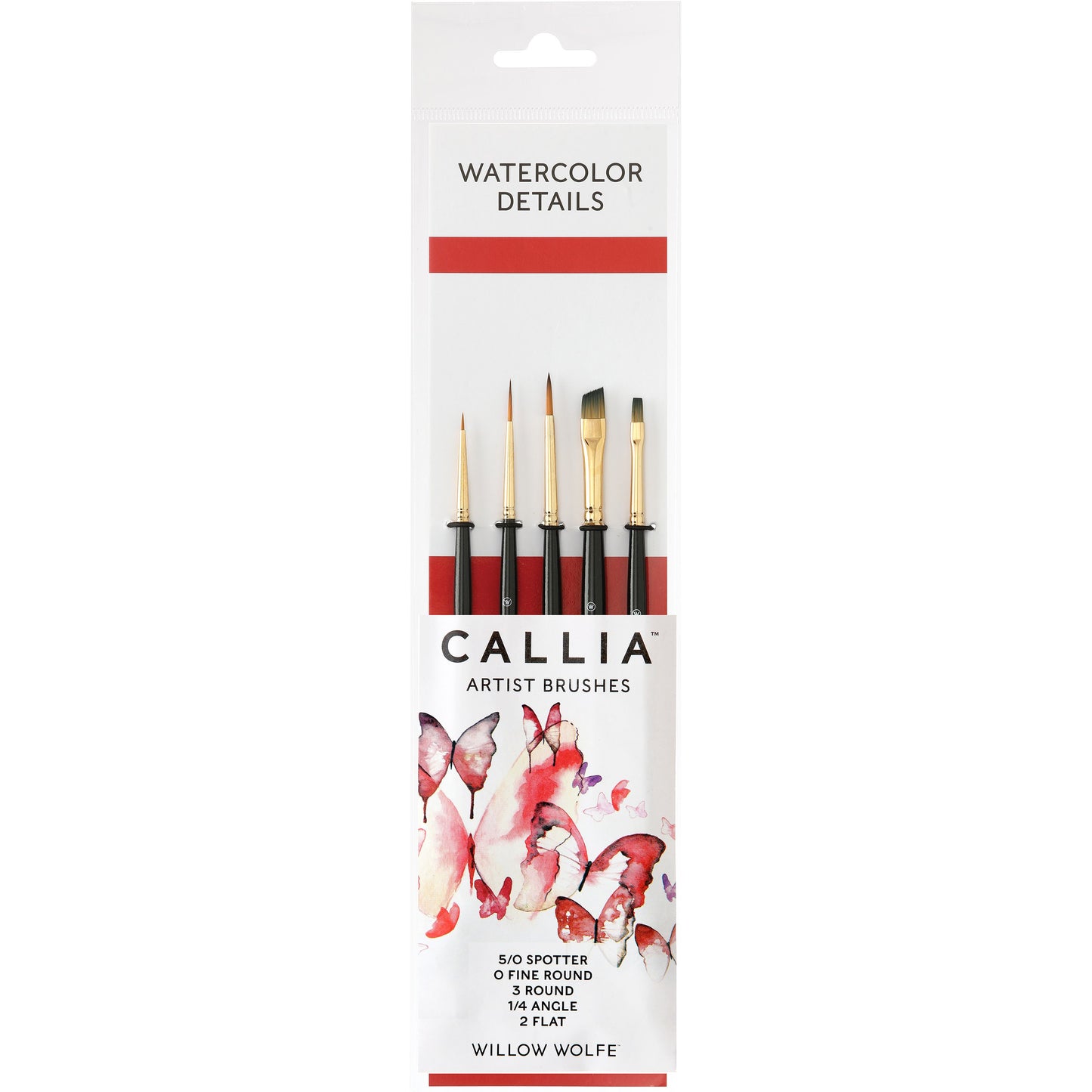 Callia Watercolor Brush 4pc Set