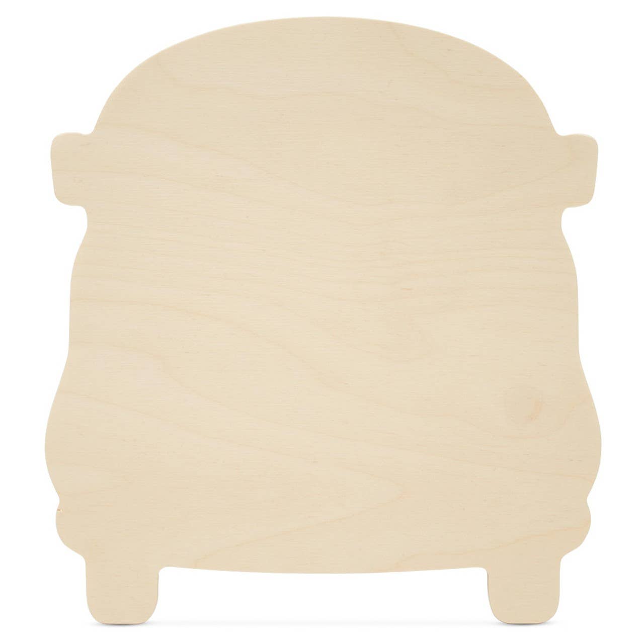 Wood VW Bus Cutout, 8"