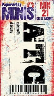Paper Artsy Mini Stamp ATC - MN21