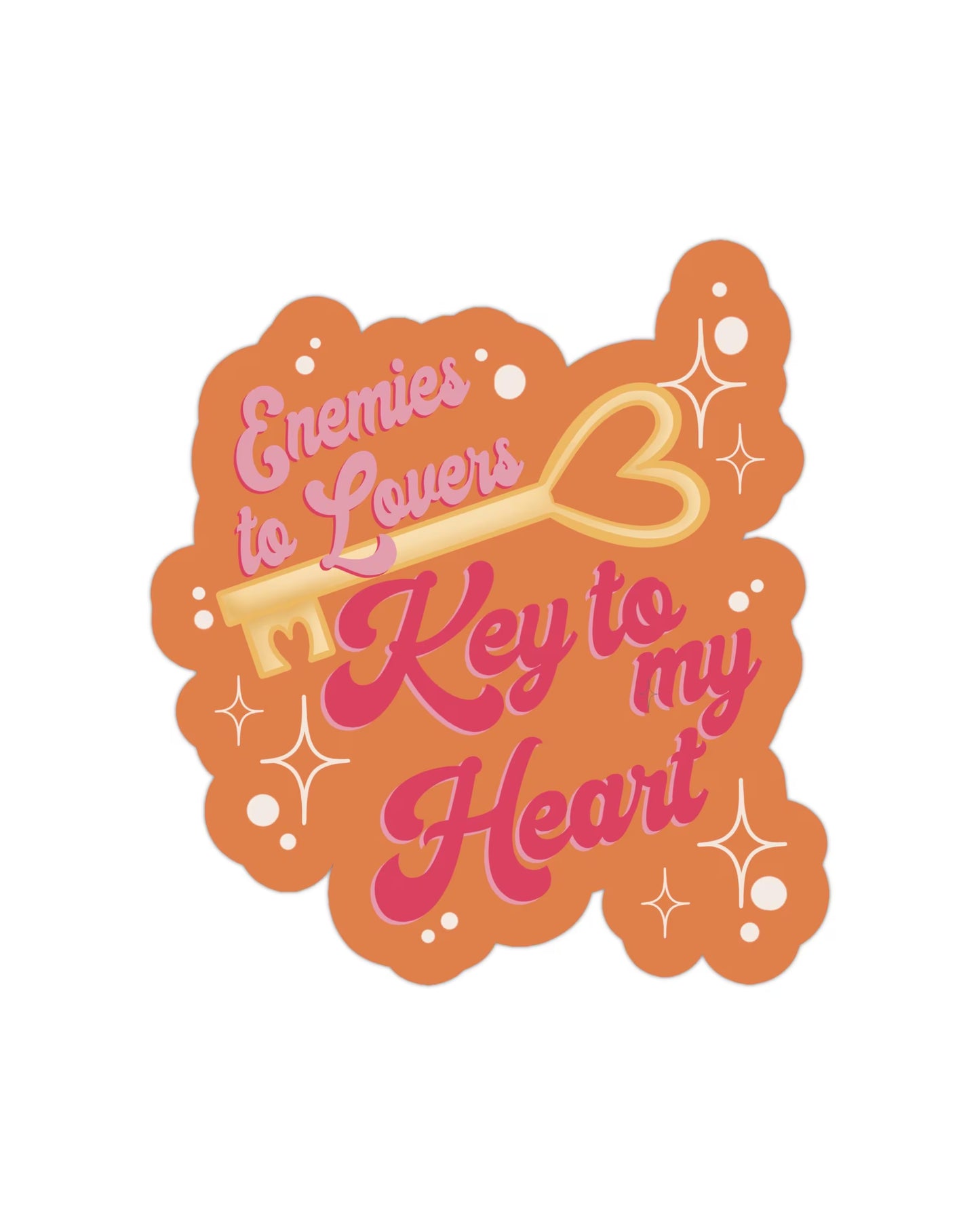 Enemies to Lovers - Key To My Heart Sticker
