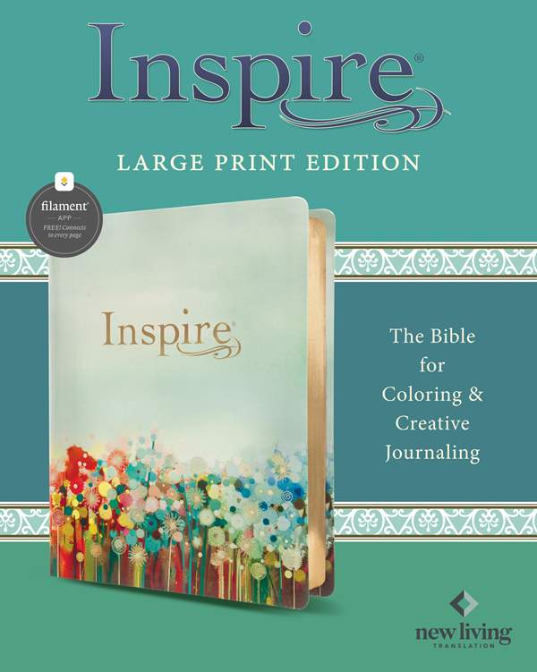 Inspire Coloring & Creative Journaling Bible Large Print Edition