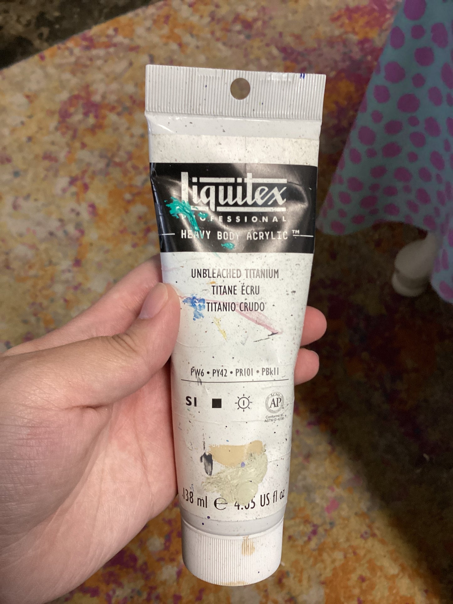 Liquitex | Unbleached Titanium | Heavy Body Acrylic