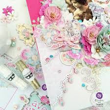 AVEC AMOUR COLLECTION CHIPBOARD STICKERS – 32 PCS W/ FOIL ACCENTS