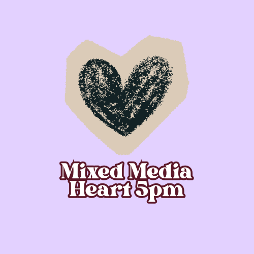 Mixed Media Heart