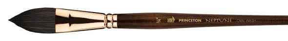 Princeton Neptune 4750 Synthetic Squirrel 3/4" Oval Wash Brush