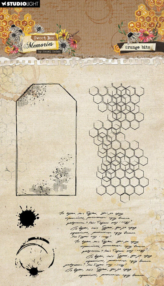 Hazel Eaton - Sweet Bee Memories Grunge Bits