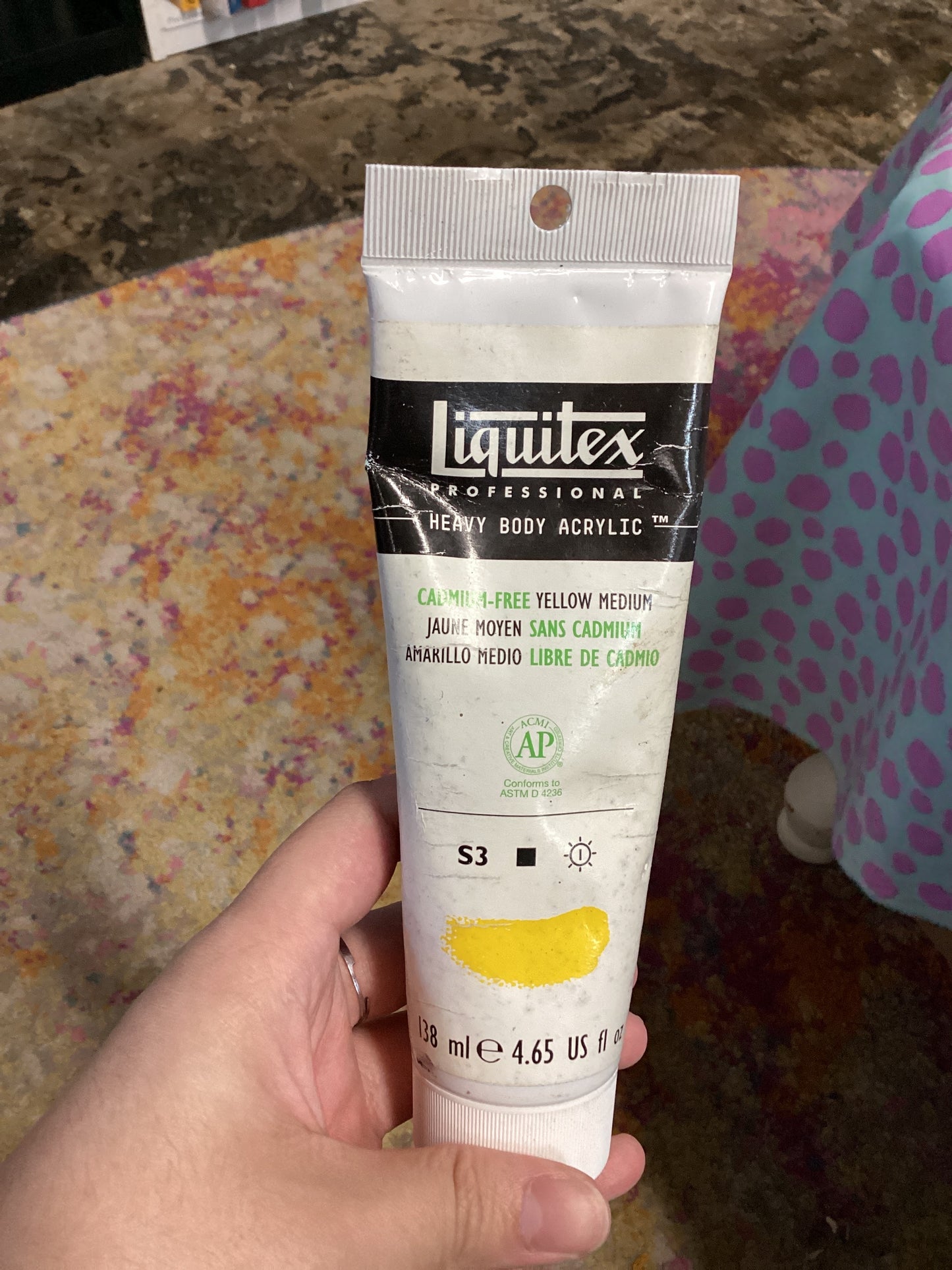 Liquitex | Cadmium-Free Yellow Medium | Heavy Body Acrylic