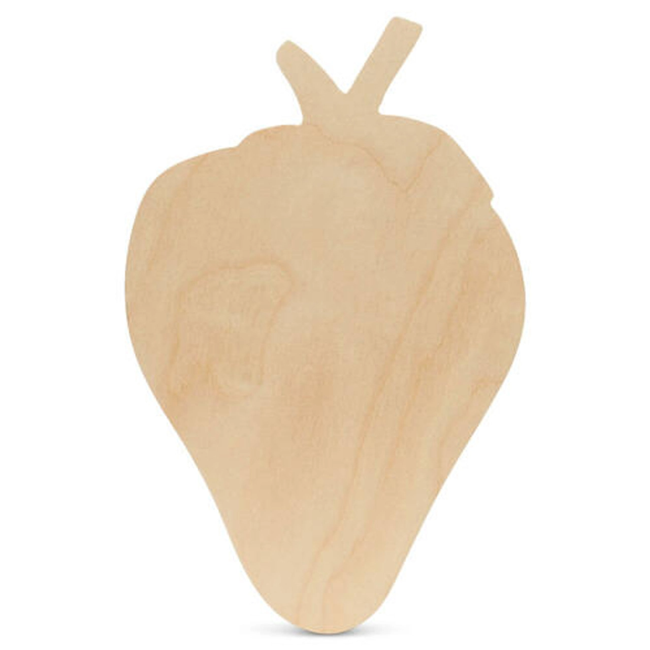 12" Wood Strawberry Cutout