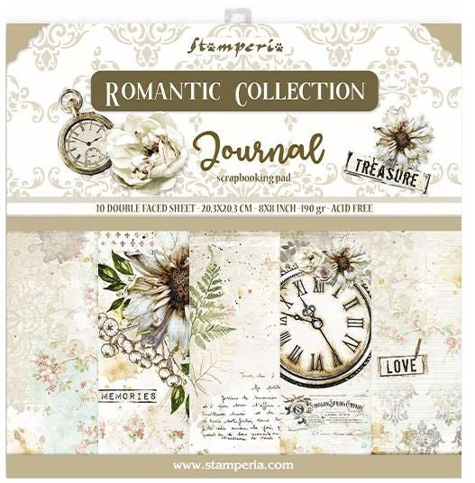 Romantic Journal 8x8 Paper Pad