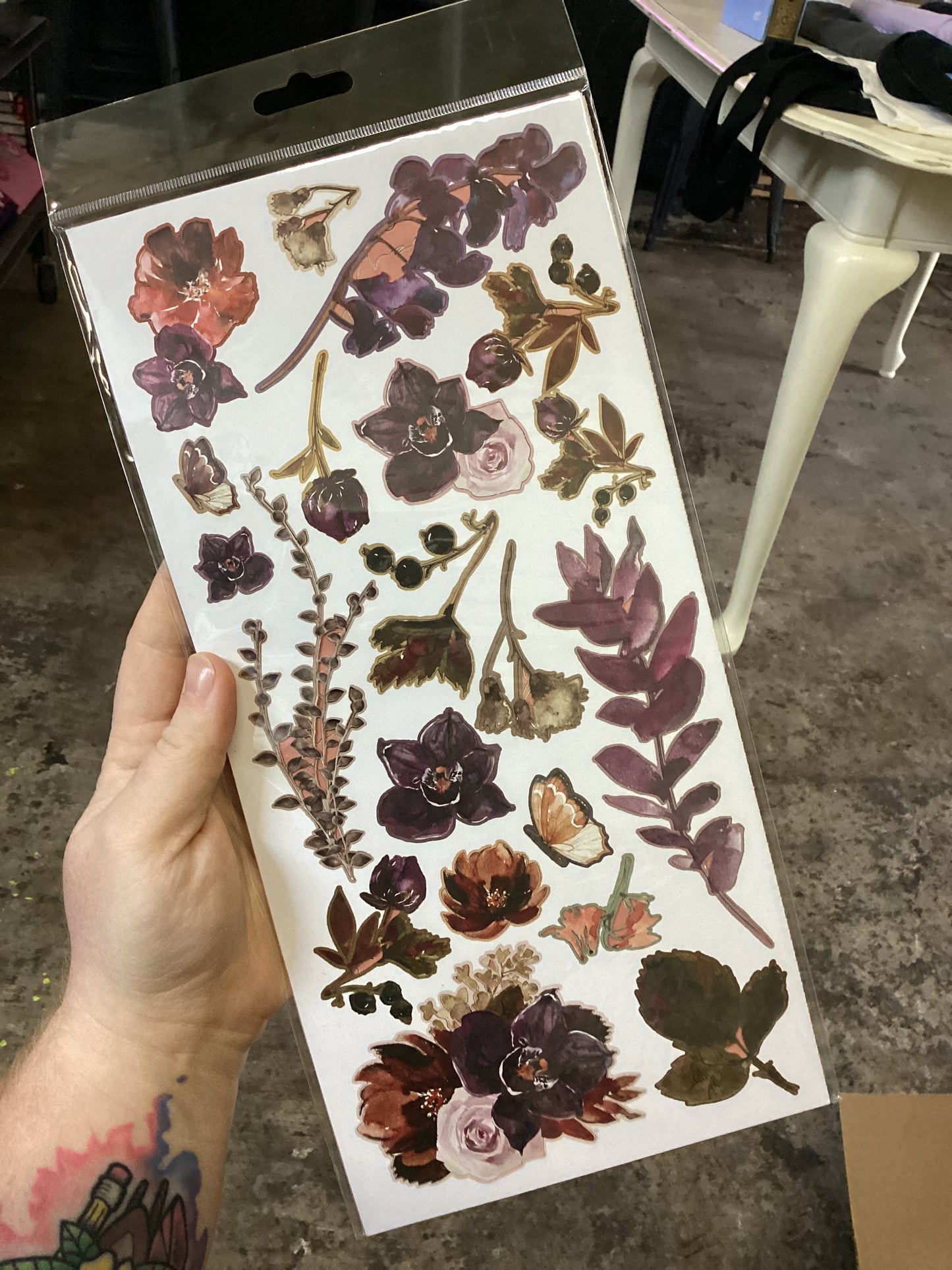 49 and market plum grove laser cut wildflowers