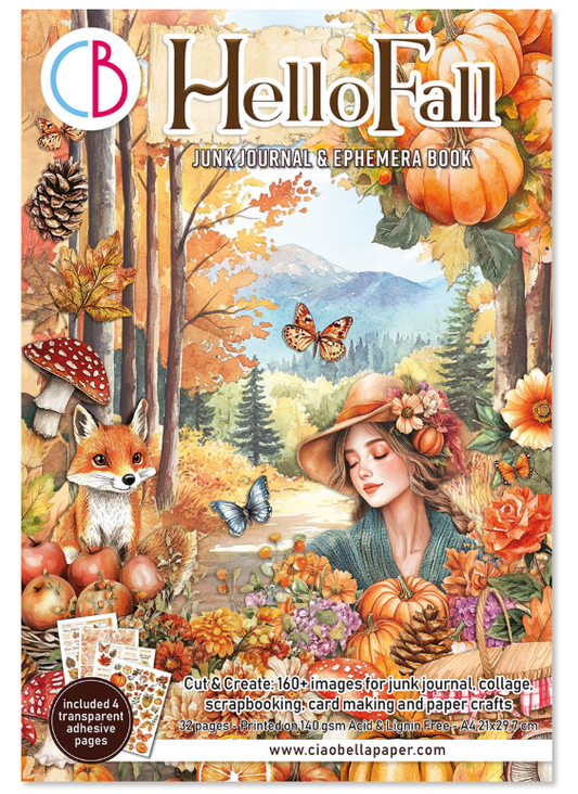 Ciao Bella | Hello Fall | Junk Journal Ephemera Book