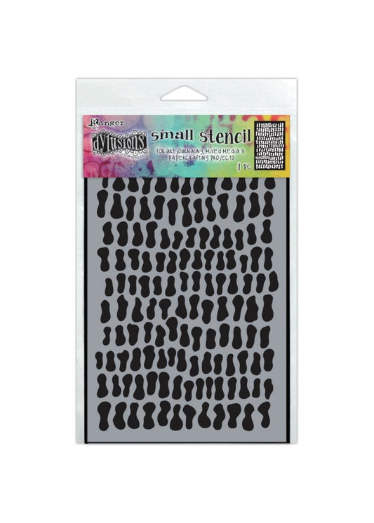 Dylusions Small Stencil - Golden Nuggets