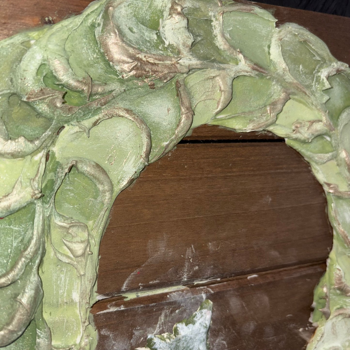 Mixed Media Christmas Wreath