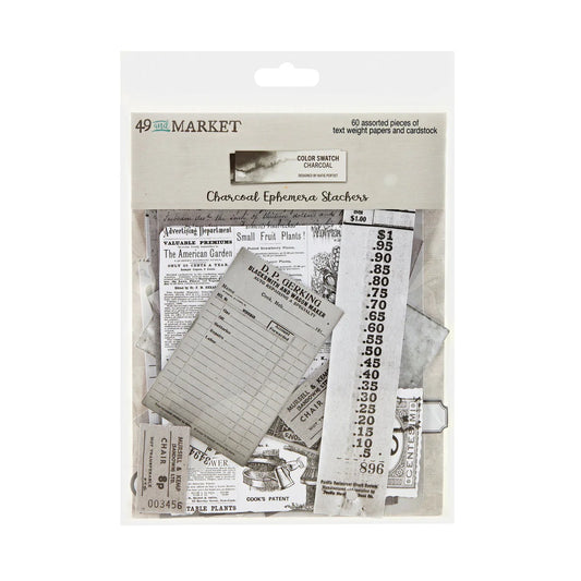 49 and Market | Charcoal Ephemera Stackers