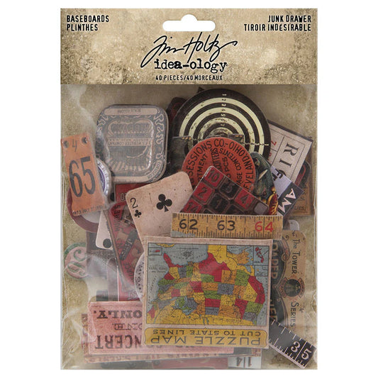 Tim Holtz idea-ology JUNK DRAWER BASEBOARDS