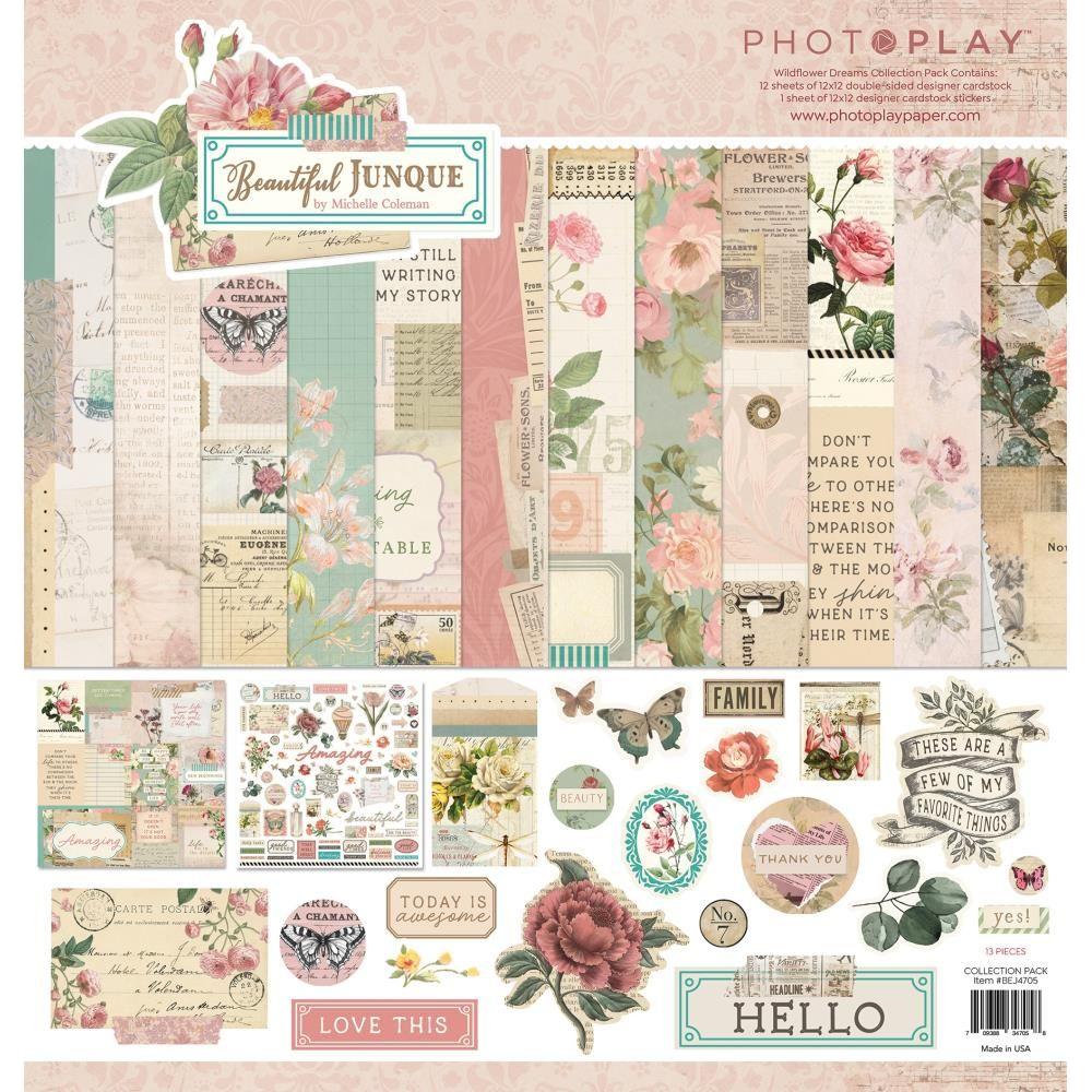 PhotoPlay Beautiful Junque 12 x 12 Collection Pack bej4705